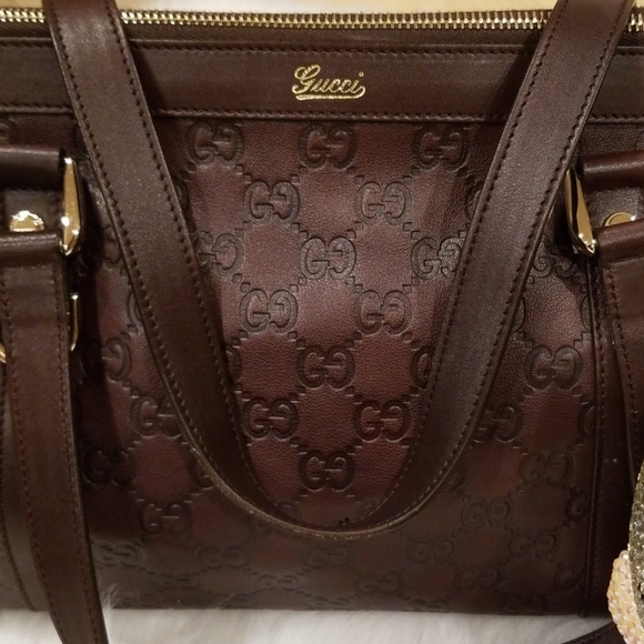 Gucci Guccissima Satchel Handbag - Picture 2 of 10